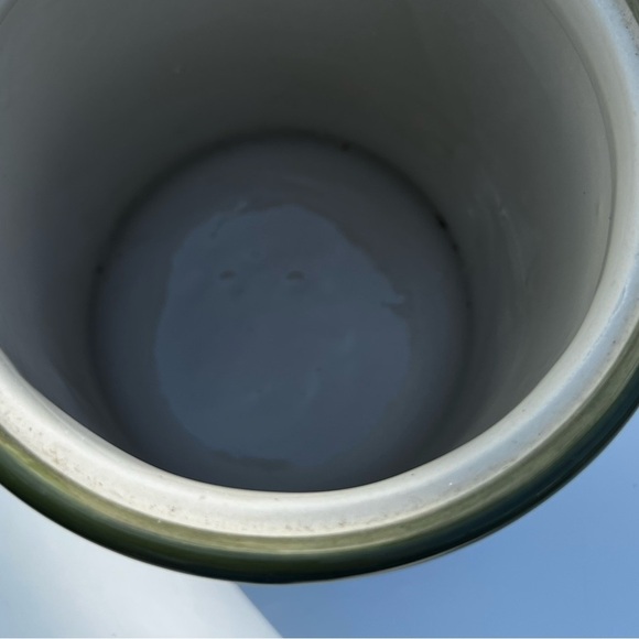 Green and Red Biscotti Jar with Pear Design - Picture 3 of 3